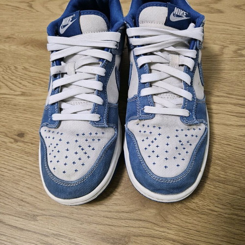 Nike Dunk low Shashiko used, size 43, blue
