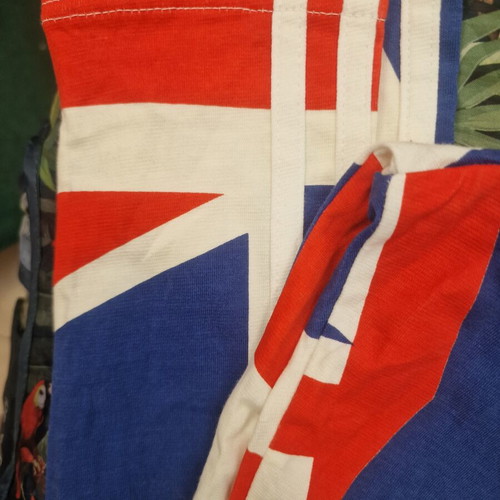 Adidas Union Jack vintage leggings XS like new, white