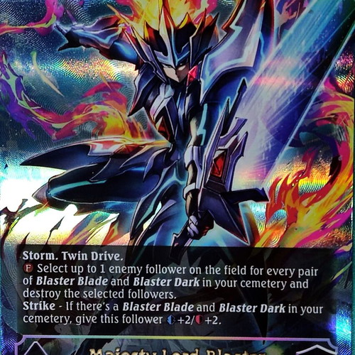 Majesty Lord Blaster Shadowverse Evolve card like new