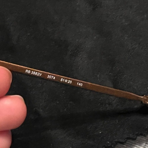 Ray-Ban glasses like new, brown with myopia lenses and blue light