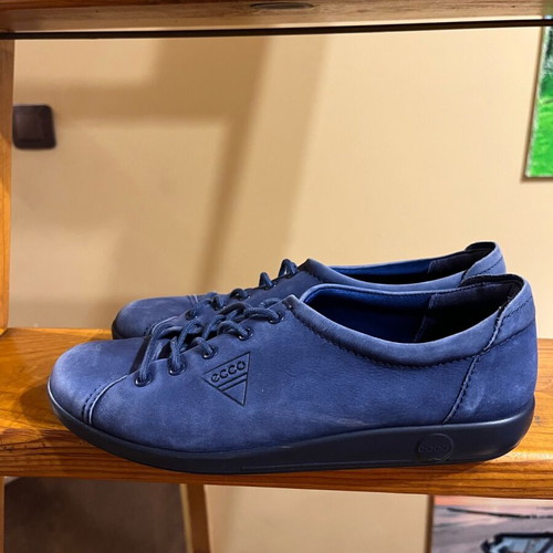 Ecco women's sport shoes used, size 40, blue leather