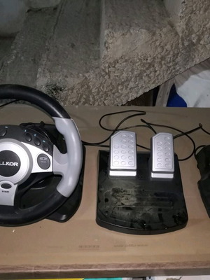 Τιμονιέρα κονσόλας για Playstation Ps1 & Ps2 ELLKOR μεταχειρισμένη με πετάλια και χειρόφρενο