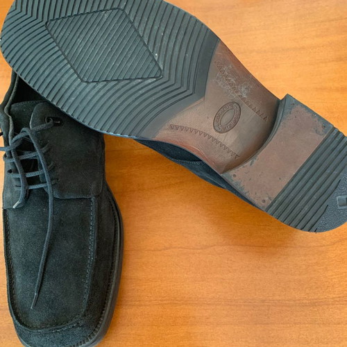 Mario Fagni men's shoes new, pack of 2, brown and black suede