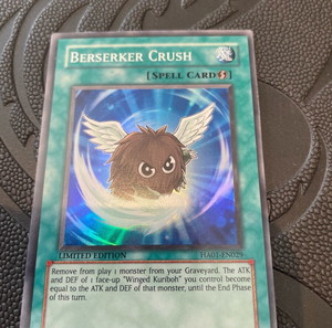 Limited edition Kuriboh spell card
