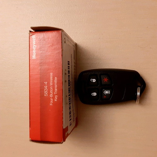 Honeywell wireless alarm key fob 5834-4 new
