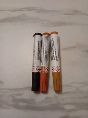Furniture repair markers used, set of 3, like new
