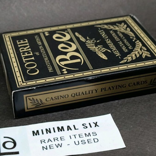 Coterie Bee playing cards like new, collectible special edition
