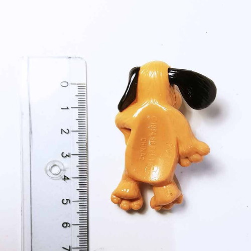 Dog plastic figure toy used