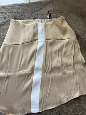 Nadia Rapti mini skirt, medium, beige and white