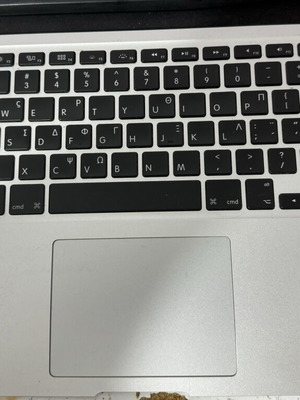 Apple Macbook Air A1466 mid 2012 palmrest πληκτρολόγιο touchpad μεταχειρισμένο με ελαφρά σημάδια στις γωνίες