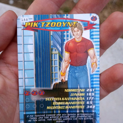 Spiderman cards used, pack of 4