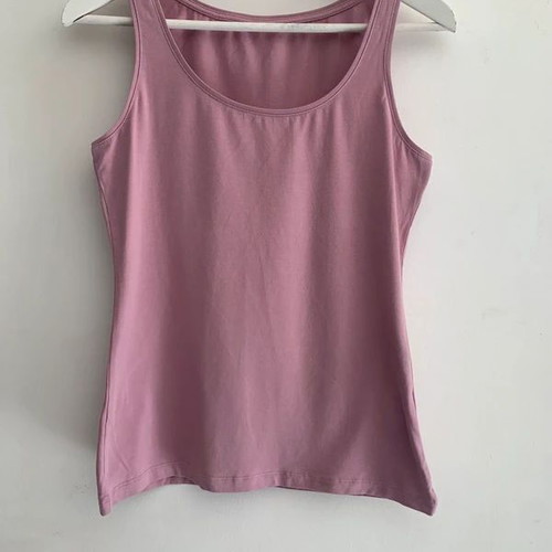 Multiblue pink tank top, M