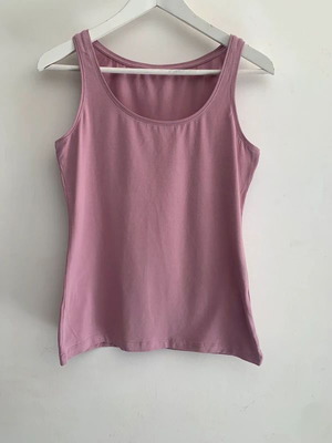 Multiblue pink tank top, M