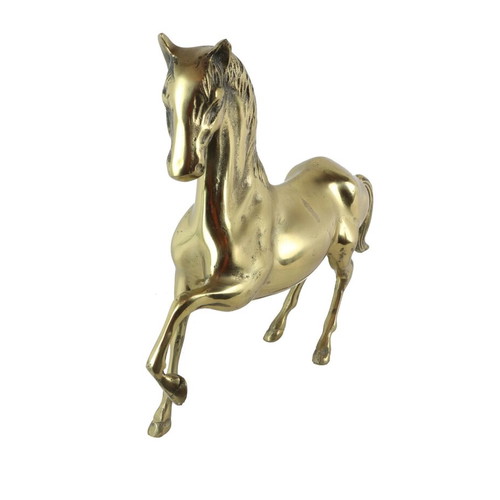 Decorative horse made of solid brass like new