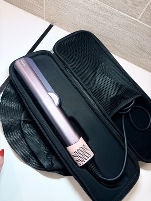 Dyson AirStrait hair straightener with carrying case