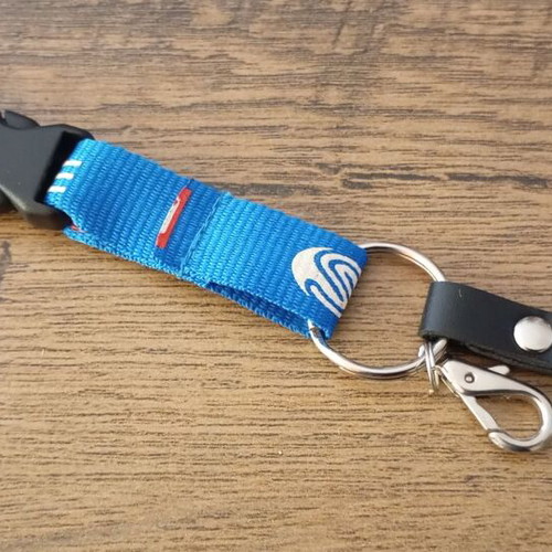 Badge lanyard new with detachable tip and metal carabiner