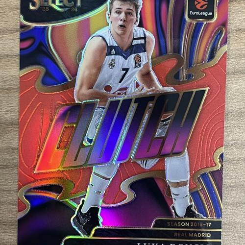 2025-26 Panini Select Euroleague Basketball Luka Doncic card like new
