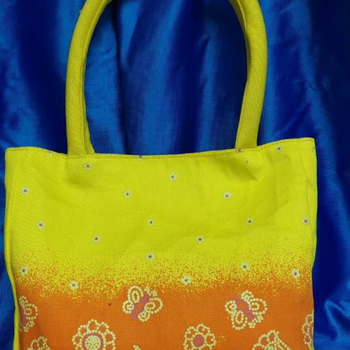 Mad Hat bag new, handheld, yellow orange