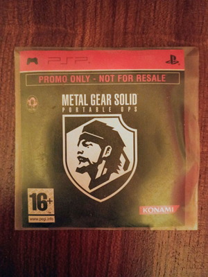 Metal Gear Solid Portable OPS παιχνίδι μεταχειρισμένο, συλλεκτικό disc για press