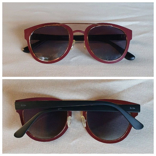 EL Gio sunglasses, black and red