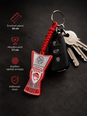 Olympiacos Euroleague 2026 3D Printed Premium Edition Keychain like new