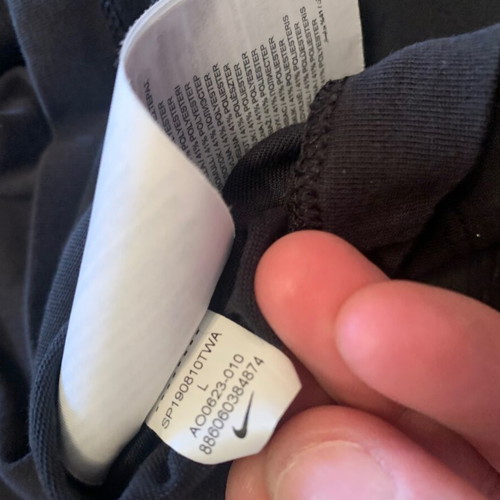 Nike T shirt Large black like new original