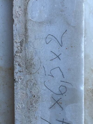 Dionysos marble used 24x6.5x2 cm