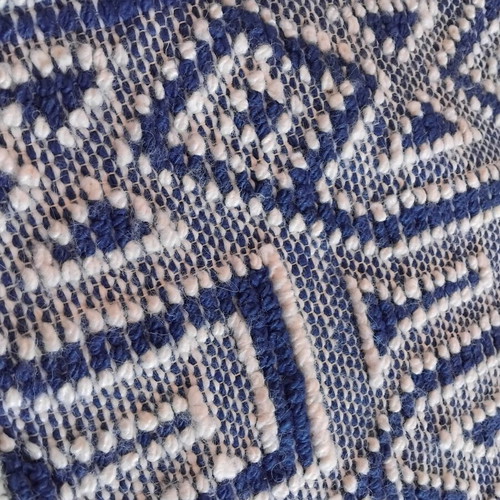 Handmade Wool Loom-Woven Rug 93x41 cm, like new