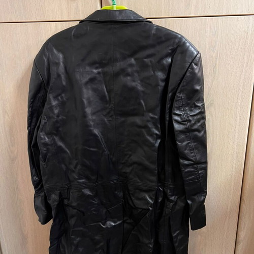 Men's leather coat