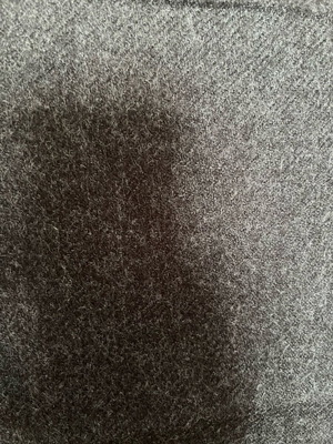 Wool scarf like new, anthracite