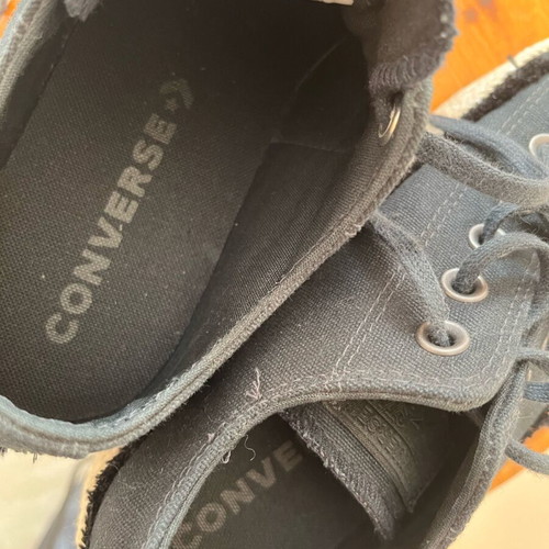 Converse All Star women's athletic shoes like new, size 39, black