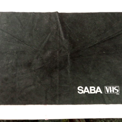 Saba VHS PAL antistatic fabric collectible velvet like new