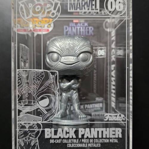 Funko Pop Die-Cast Black Panther Chase σαν καινούργιο