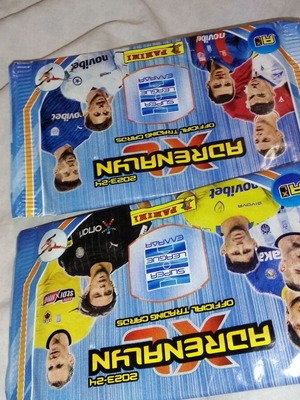 Panini cards new, pack of 2 sealed packets with 6 cards each