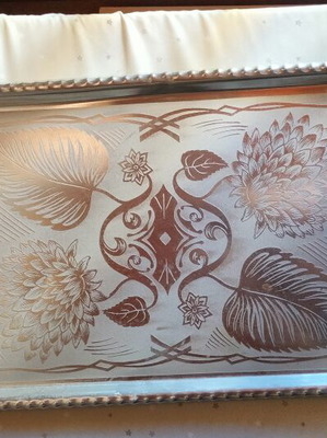 Serving tray used, very good condition