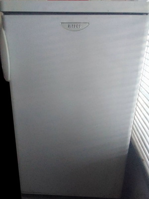 Small refrigerator used, 50x82 cm, freezer door missing
