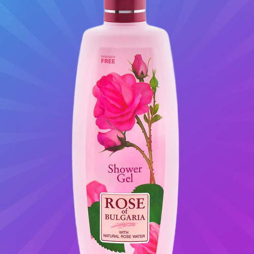 Rose of Bulgaria 330 ml women's shower gel new