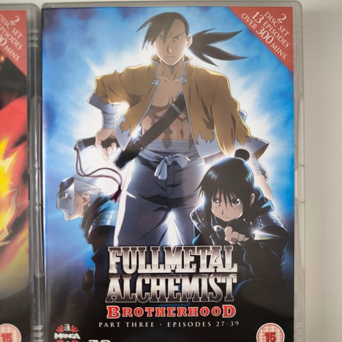 Fullmetal Alchemist Brotherhood DVD complete series near mint condition