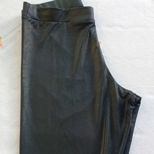 Calzedonia leggings like new with leather effect, black