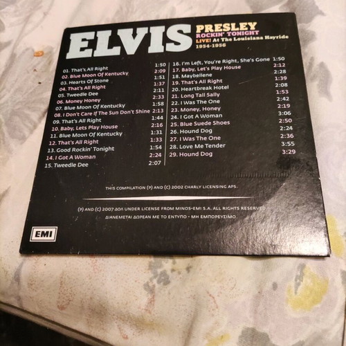 Elvis Presley Rocking Tonight CD used, rock