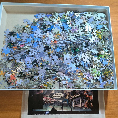 Retro puzzle 1000 pieces with Greek landscapes, like new