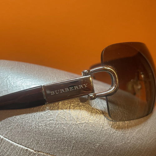 Burberry 3037 women's sunglasses, gold accents