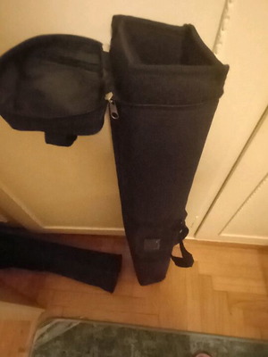 Waterproof carrying cases for advertising stands like new, set of 2