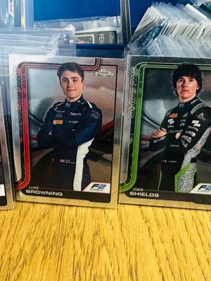 Topps Chrome F1 2025 F2 Drivers base cards bundle like new