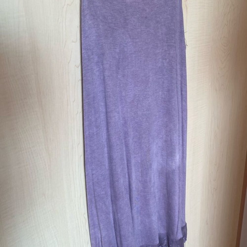 Lilac summer dress with lace like new, size M