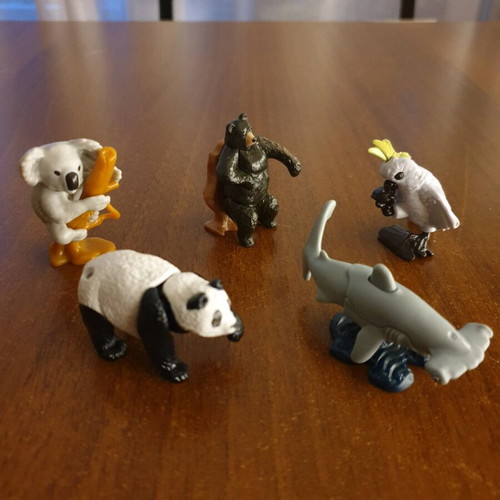Kinder Surprise Natoons σαν καινούργια φιγούρες ζώων