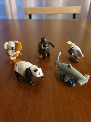 Kinder Surprise Natoons σαν καινούργια φιγούρες ζώων
