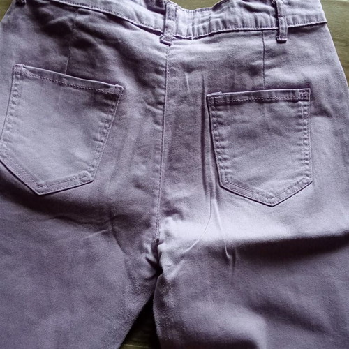 Jeans lilac elastic size XL like new