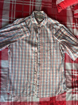 H&M Men's Checkered Shirt Medium Slim Fit like new