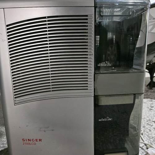 Singer 2100LCD dehumidifier used with filter and ionizer